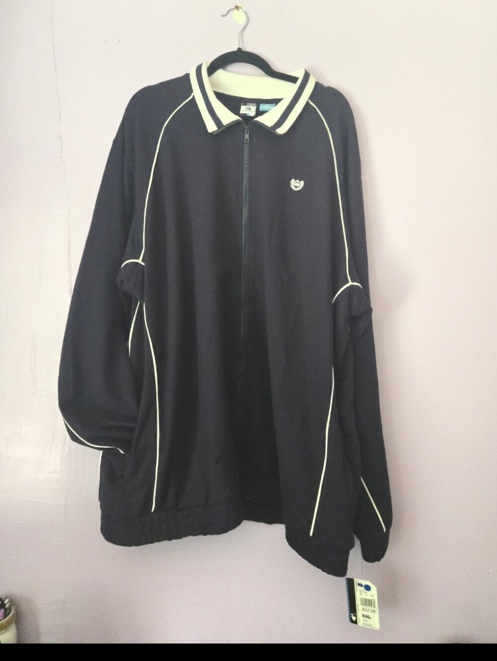 Navy XXL Zipper Sweatshirt